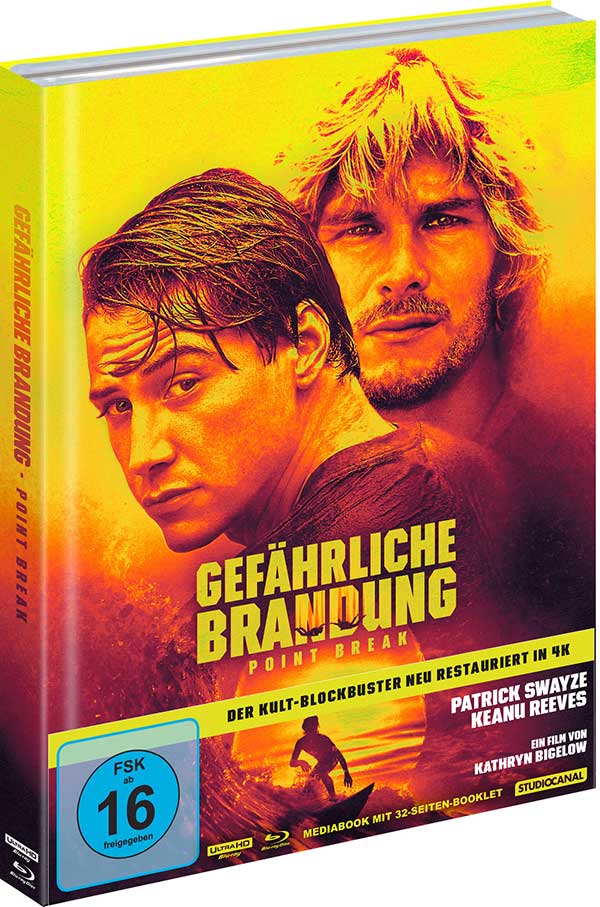 Gefährliche Brandung - Point Break - Limited Mediabook Edition Cover B (4K-UHD+Blu-ray) Gefährliche Brandung - Point Break - Limited Mediabook Edition Cover B (4K-UHD+Blu-ray)