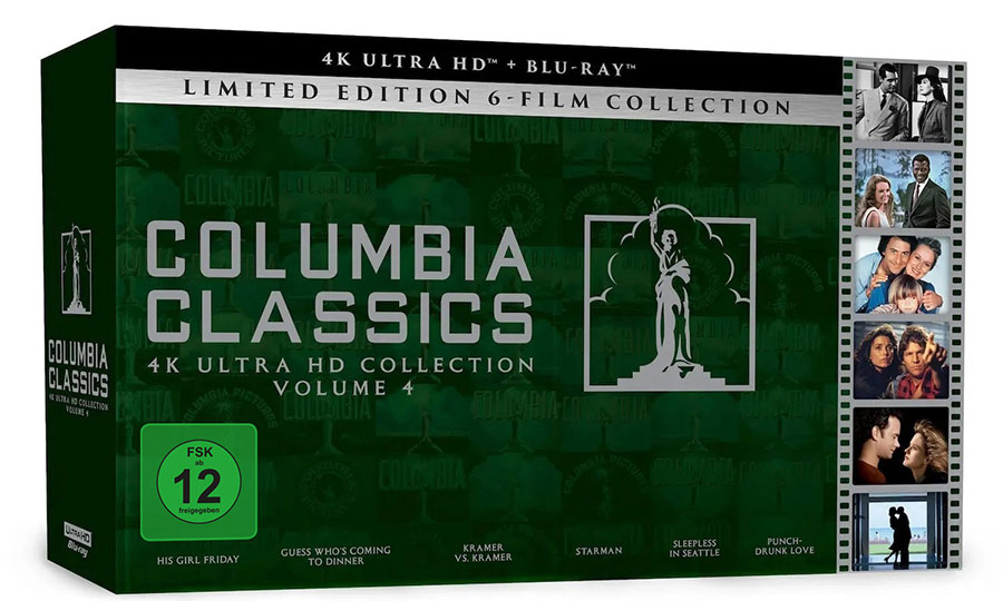 Columbia Classics Collection, Vol. 4 (8 4K-UHDs + 6 Blu-rays) (exkl. Shop) Columbia Classics Collection, Vol. 4 (8 4K-UHDs + 6 Blu-rays) (exkl. Shop)