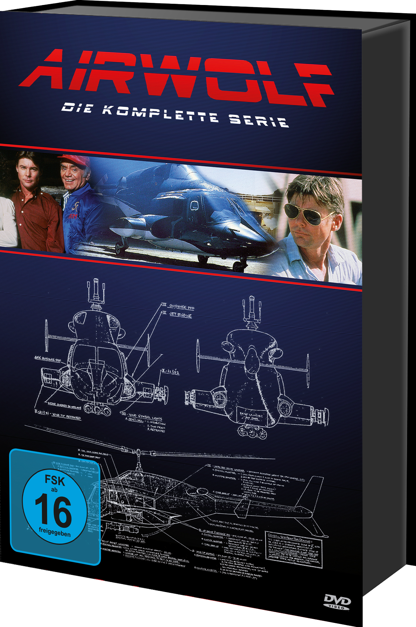 Airwolf - Die komplette Serie (DVD)  Cover