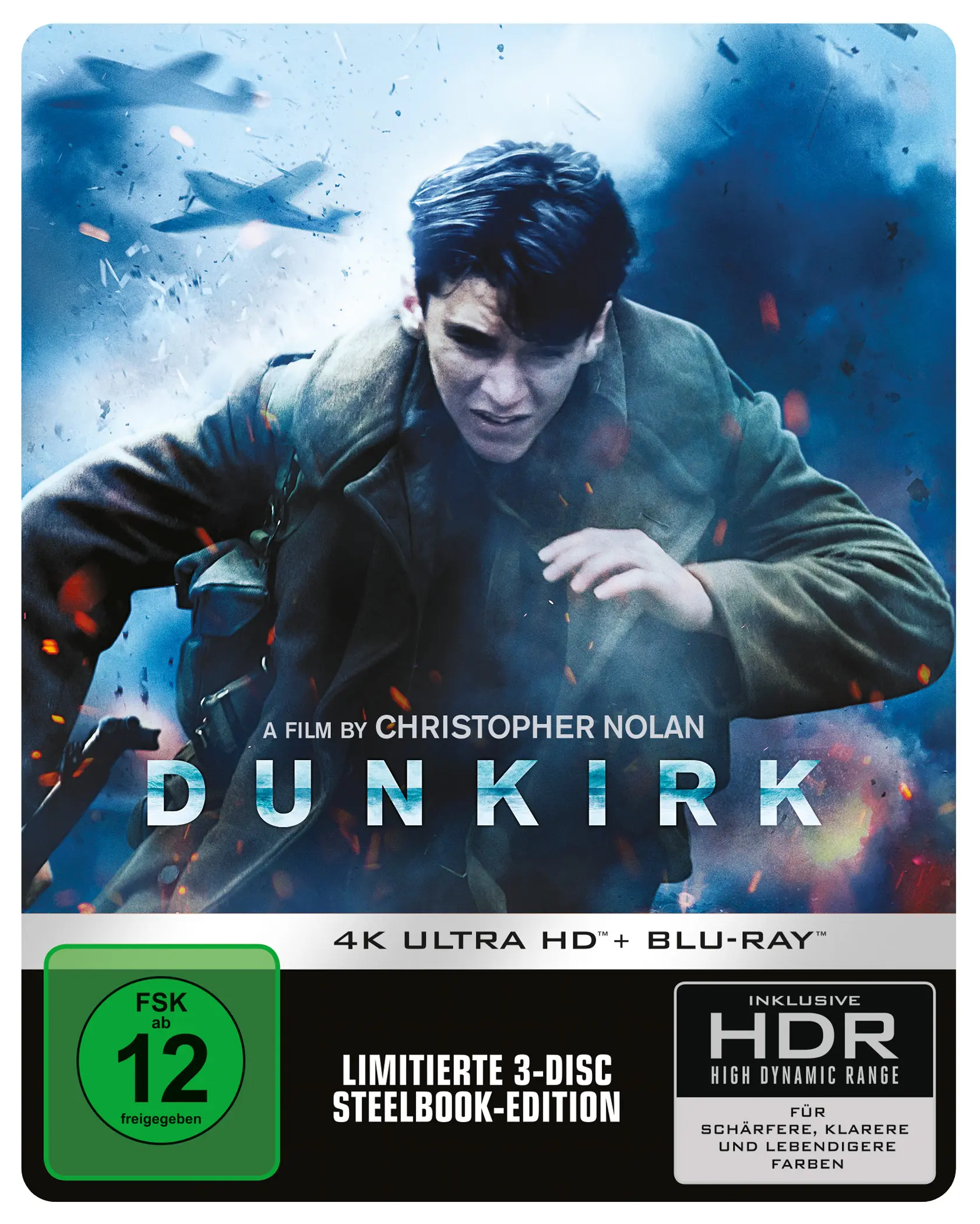 Dunkirk (Steelbook, 4K-UHD+2 Blu-rays)