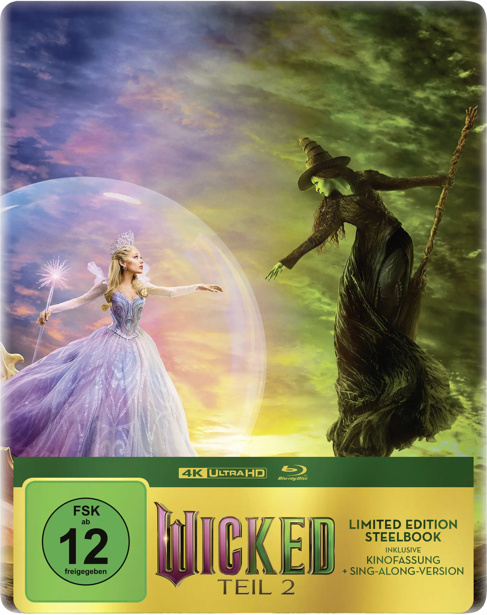 Wicked: Teil 2 (Limitiertes Steelbook A, 4K-UHD+Blu-ray)