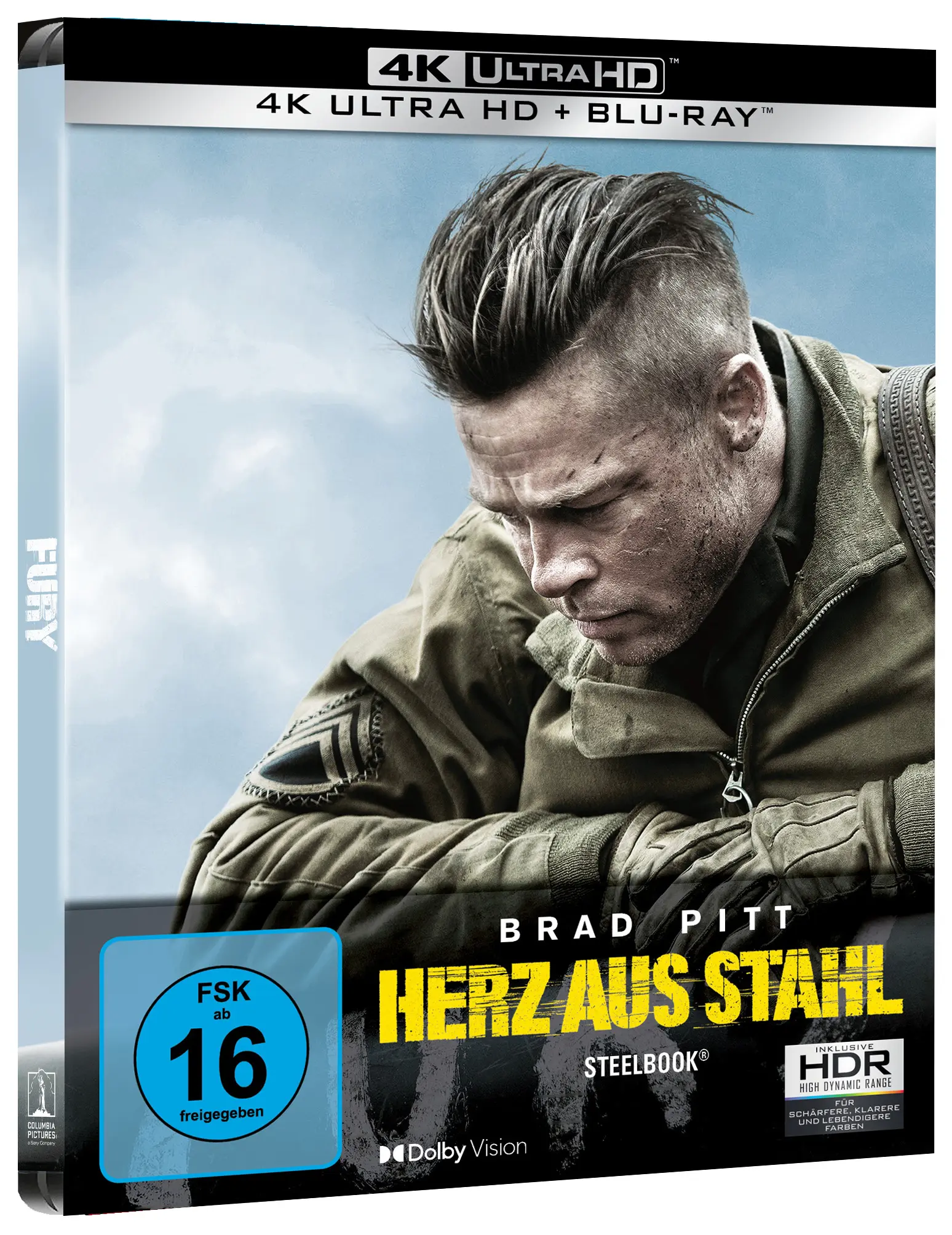Herz aus Stahl (Limitiertes Steelbook, 4K-UHD+Blu-ray)
