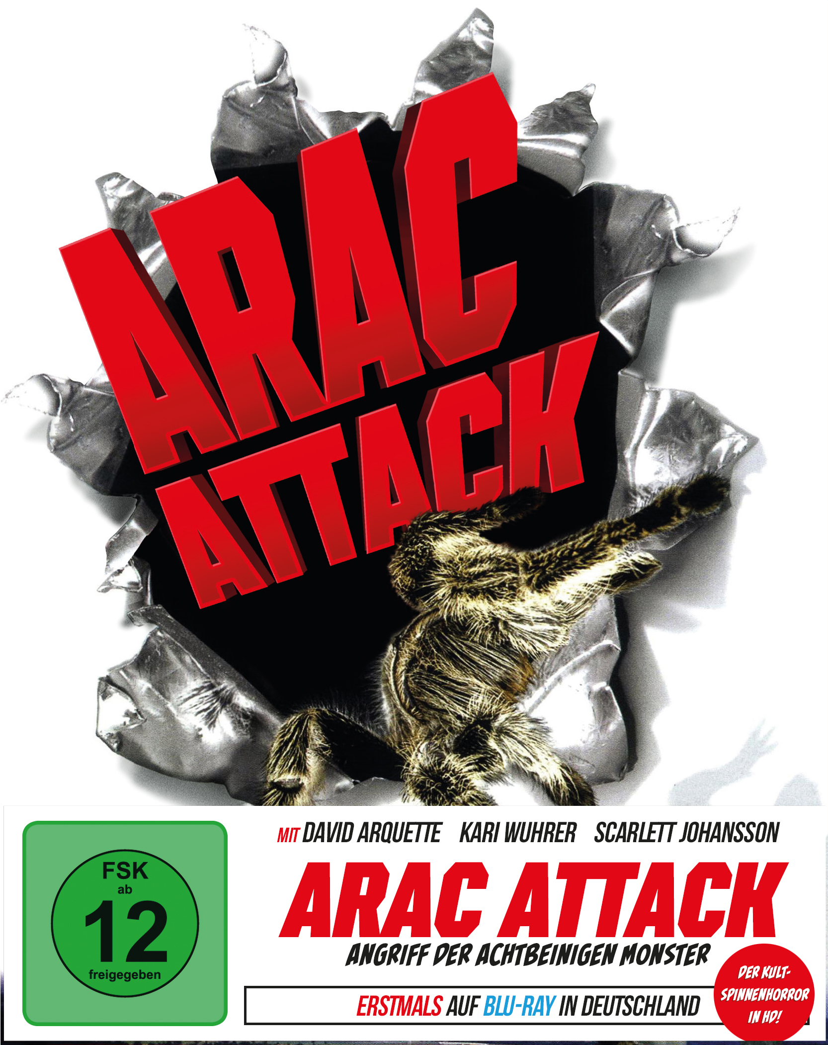 Arac Attack - Angriff der achtbeinigen Monster (Mediabook B, Blu-ray+DVD) Cover Werbung, Plakat