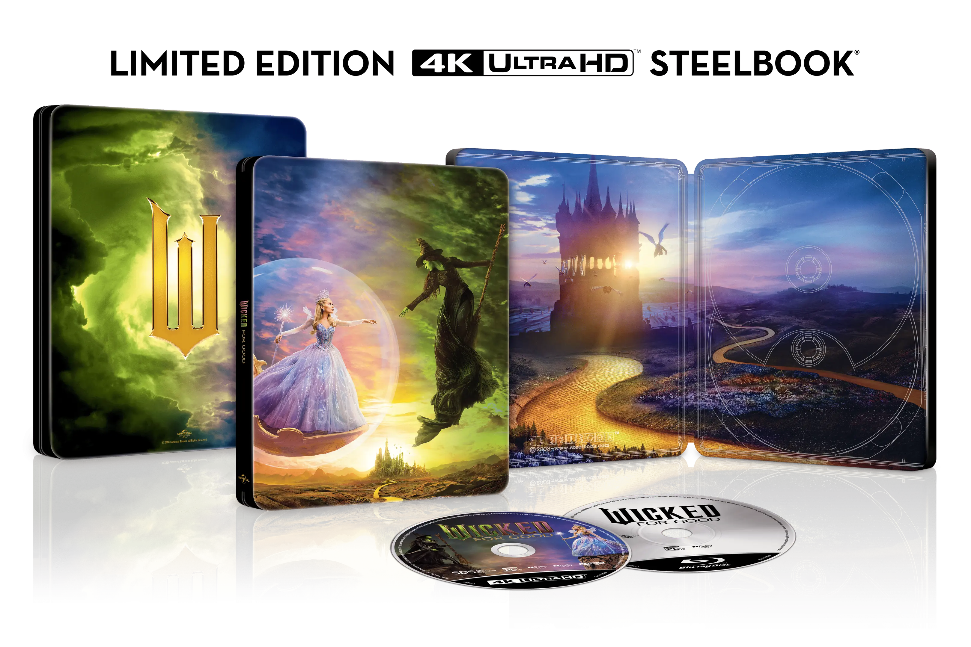 Wicked: Teil 2 (Limitiertes Steelbook A, 4K-UHD+Blu-ray)
