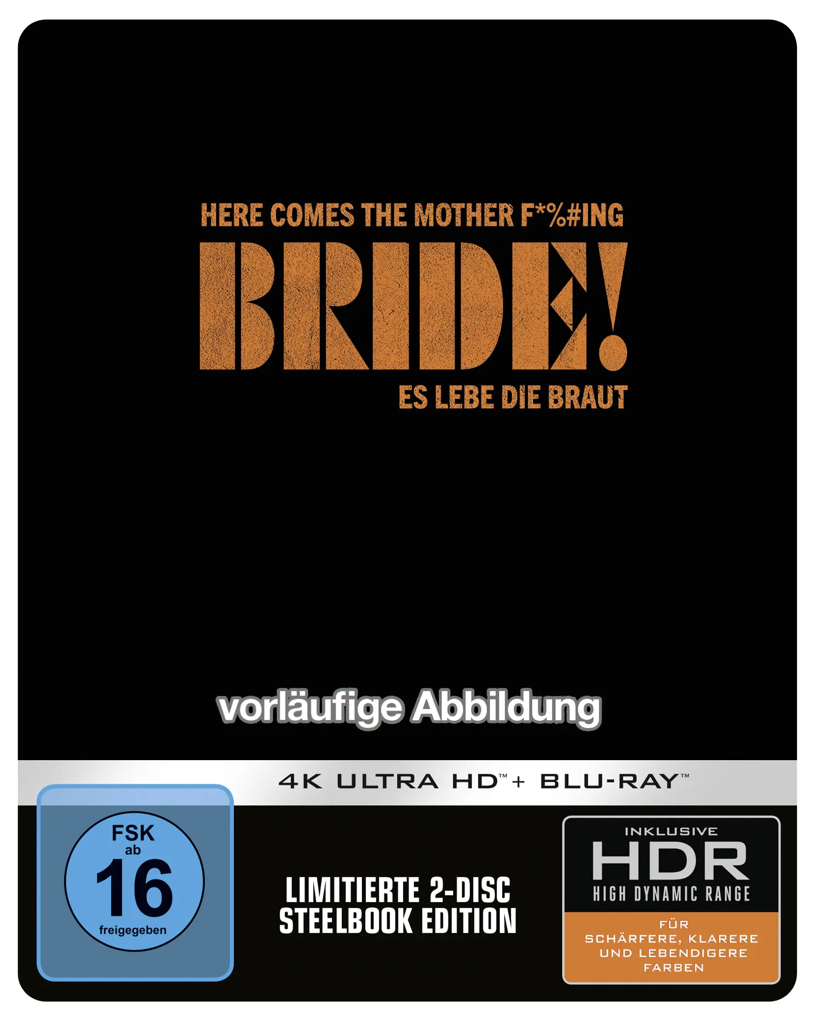The Bride! - Es lebe die Braut (Steelbook, 4K-UHD+Blu-ray)