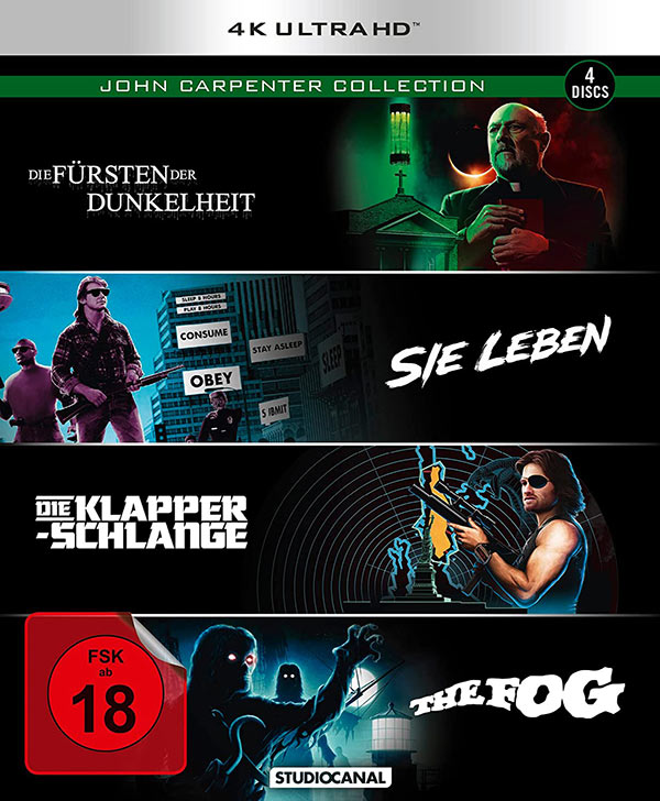 John Carpenter Collection (4 4K Ultra HDs) Cover