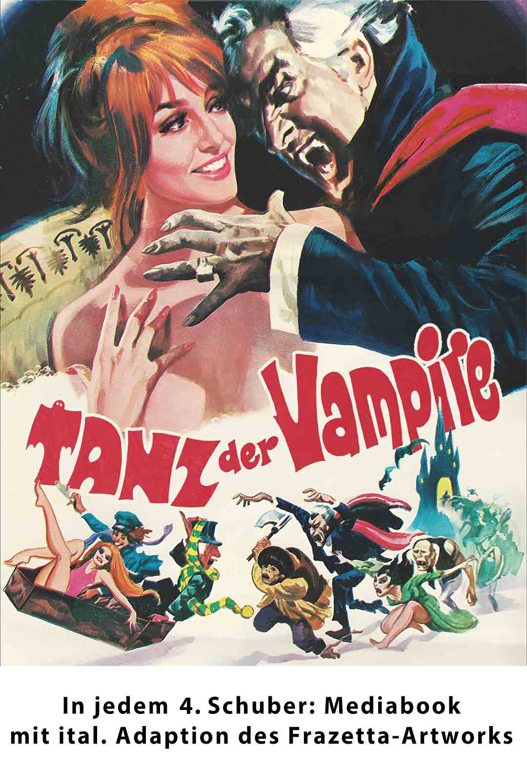 Tanz der Vampire (Mediabook C, Blu-ray+DVD) (exkl. Shop) Buch, Comics, Veröffentlichung, Werbung, Plakat