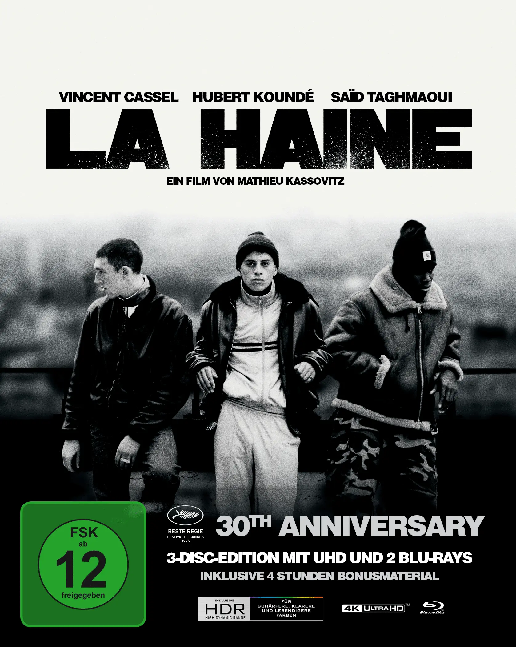 La Haine - Hass (Mediabook, 4K-UHD+2 Blu-rays) Cover La Haine - Hass (Mediabook, 4K-UHD+2 Blu-rays) Cover