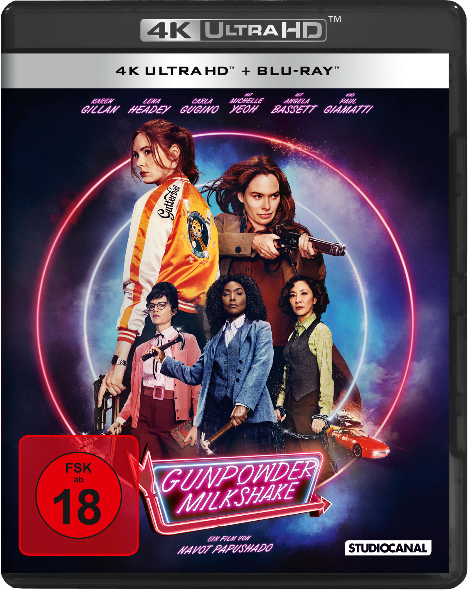 Gunpowder Milkshake (4K Ultra HD+Blu-ray) Erwachsener, Weiblich, Person, Frau, Werbung