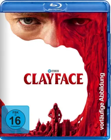 Blu-ray, Filmhülle, Clayface, rotes Cover, FSK 16