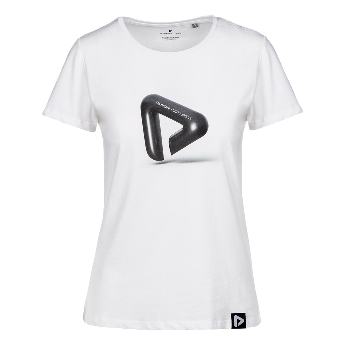 3D Graphic Logo PP T-Shirt Women White Thumbnail 1