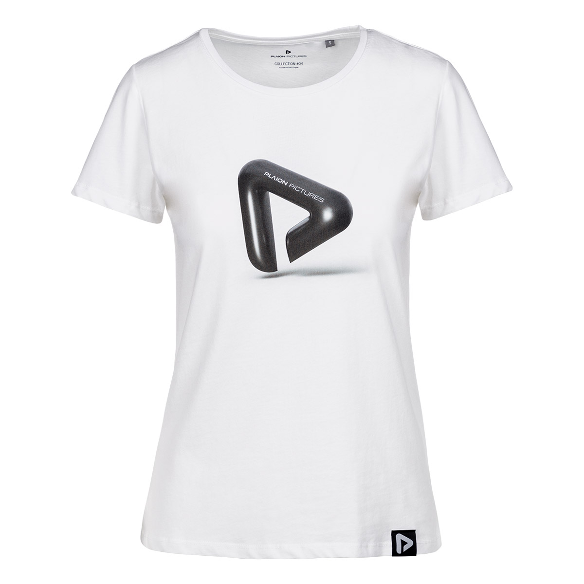3D Graphic Logo PP T-Shirt Women White Cover 3D Graphic Logo PP T-Shirt Women White Cover