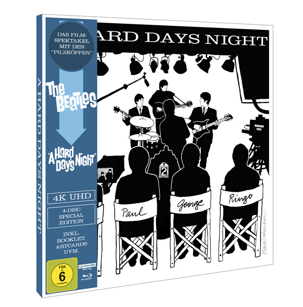 A Hard Days Night (Special Edition, 4K-UHD+Blu-ray+2 Bonus-DVDs) A Hard Days Night (Special Edition, 4K-UHD+Blu-ray+2 Bonus-DVDs)