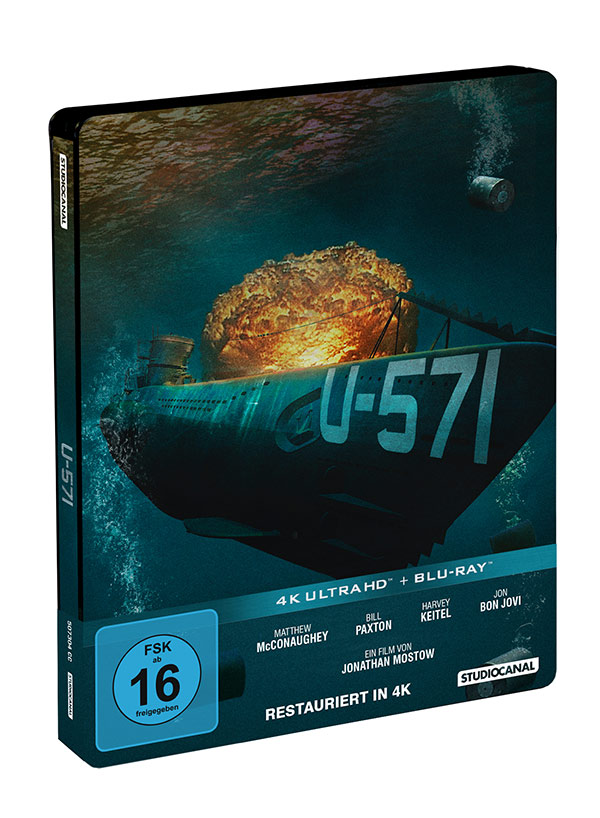 U-571 - Limited Steelbook Edition (4K UHD+Blu-ray) (exkl. Shop) Image 2