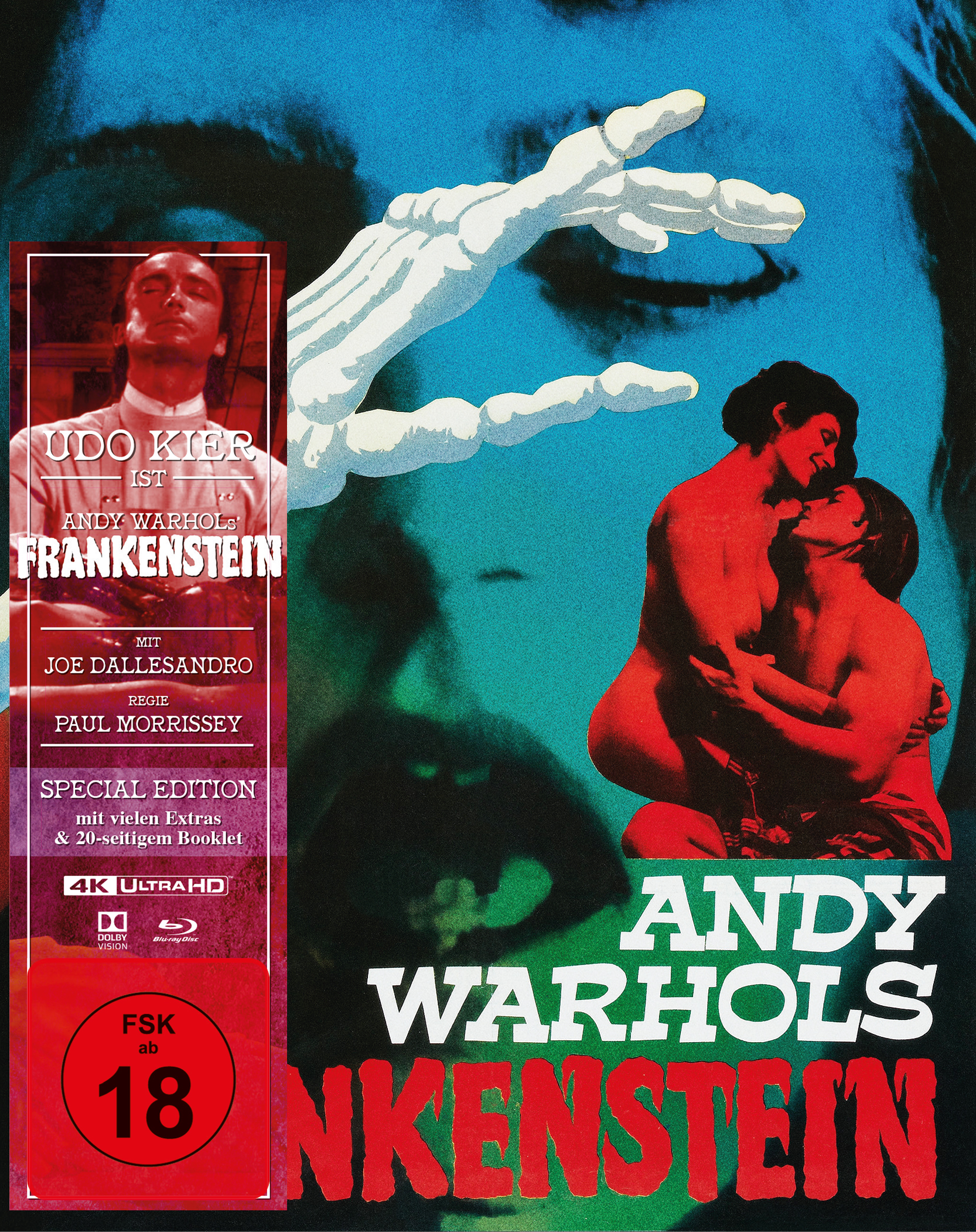 Andy Warhols Frankenstein (Mediabook C, 4K-UHD+2 Blu-rays) (exkl. Shop)