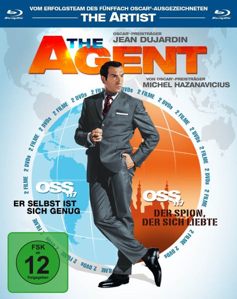 The Agent - OSS 117 1+2 (Blu-ray) Cover The Agent - OSS 117 1+2 (Blu-ray) Cover