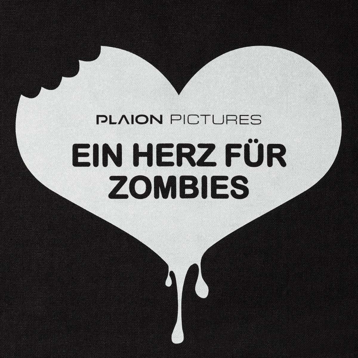 Herz für Zombies PP Stofftasche Heavy Black Herz für Zombies PP Stofftasche Heavy Black