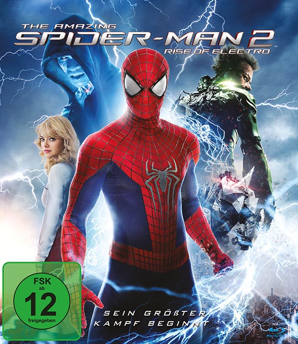 The Amazing Spider-Man 2: Rise of Electro (Blu-ray) Cover The Amazing Spider-Man 2: Rise of Electro (Blu-ray) Cover