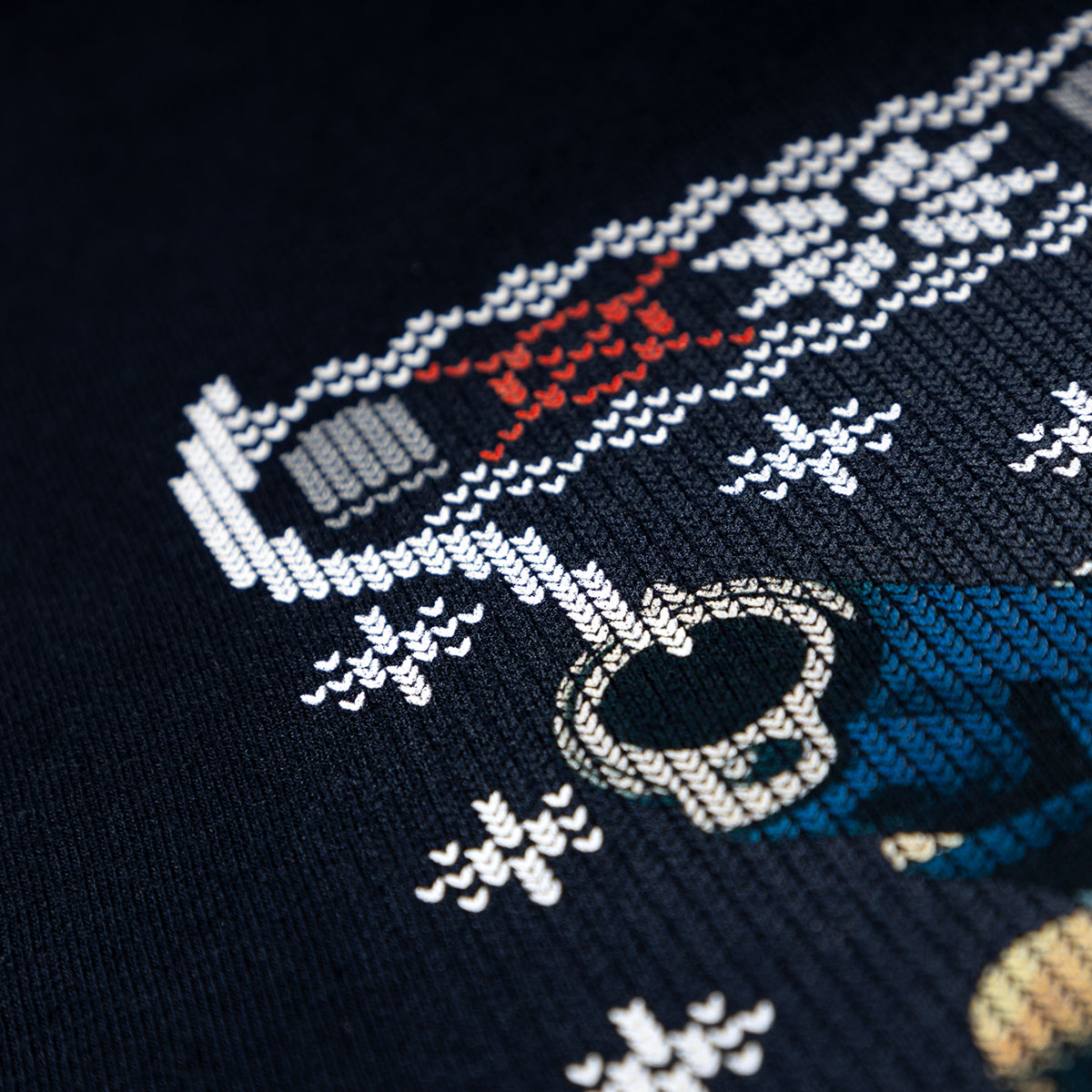 Badass Santa Sweater Unisex Navy Blue Badass Santa Sweater Unisex Navy Blue