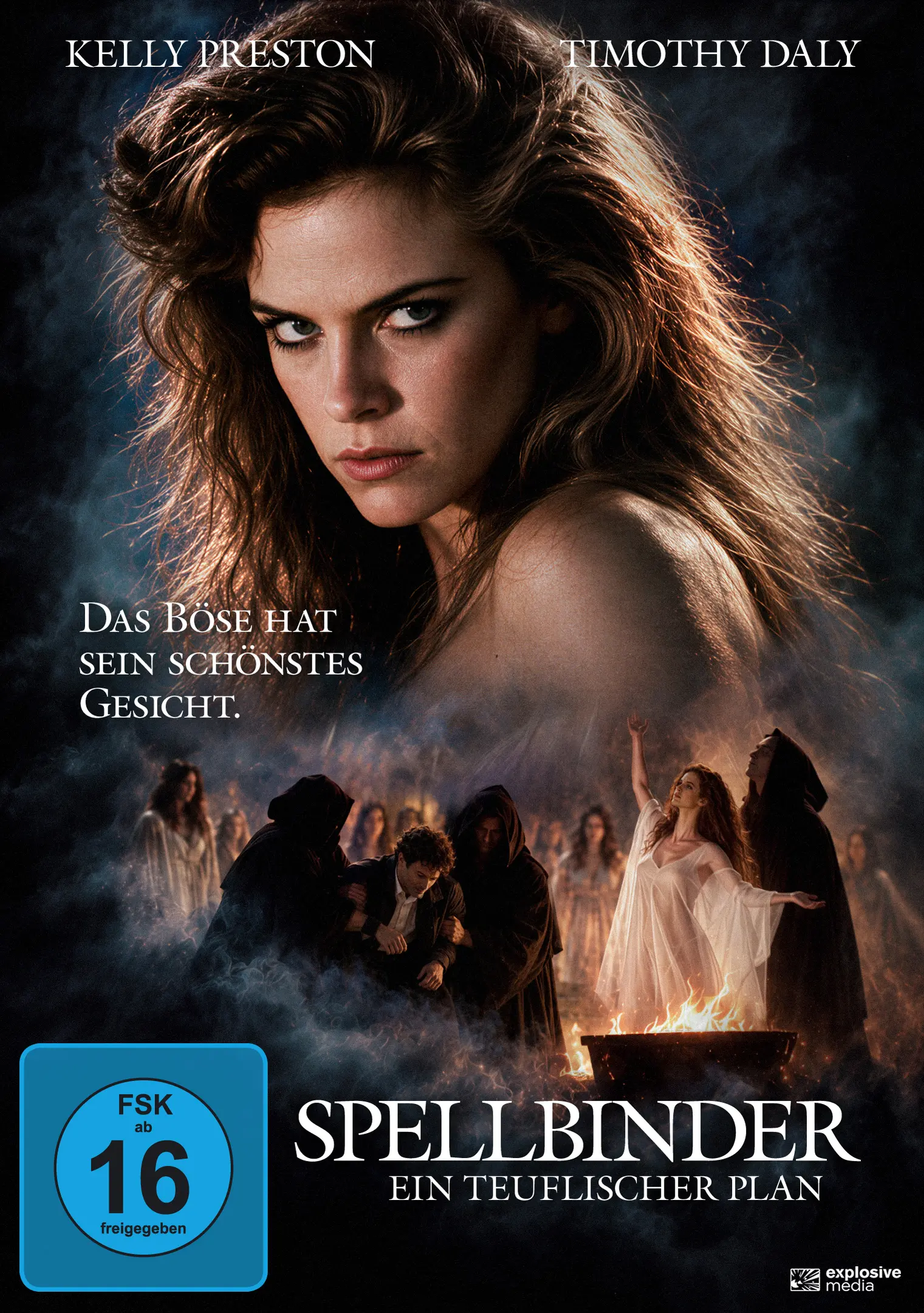Filmplakat, Spellbinder, Thrillerfilm, Düsterer Fantasyfilm, FSK 16