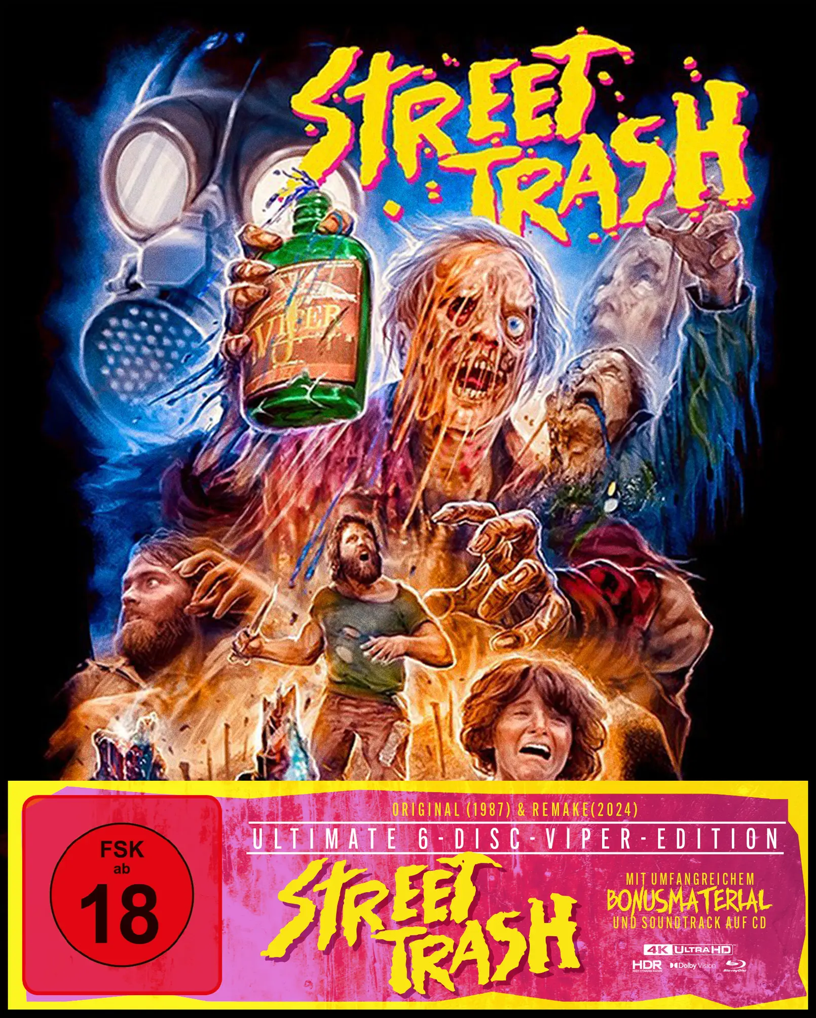 Street Trash (Collector's Edition, 2 4K-UHDs, 3 Blu-rays) (Shop exkl)