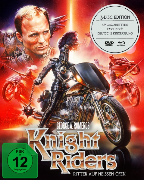 Knightriders-Ritter a.hei.Öfen (Mediabook, Blu-ray+DVD) Cover