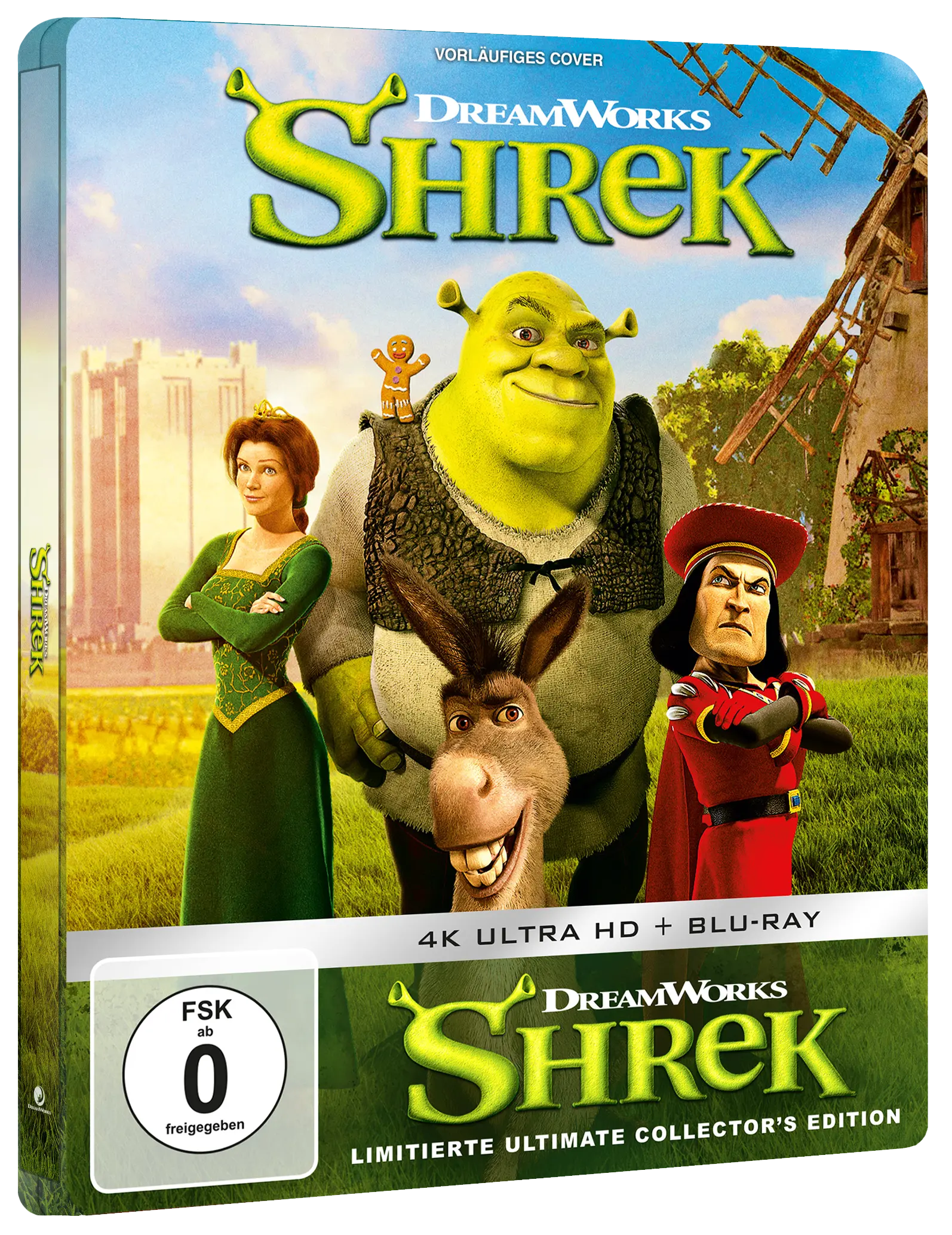 Shrek - 25th Anniversary Edition (Steelbook, 4K-UHD+Blu-ray)