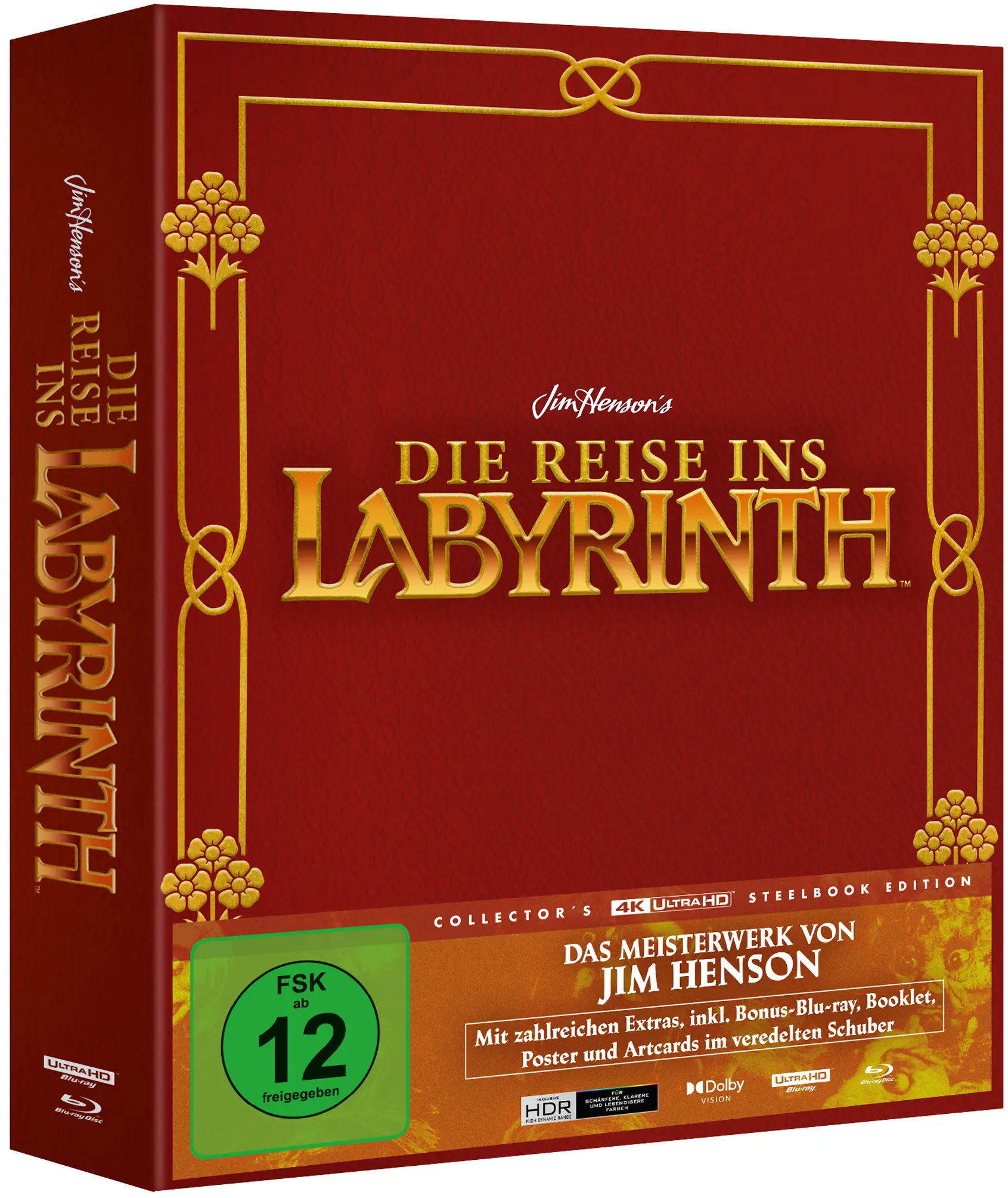 Die Reise ins Labyrinth - Collector´s Steelbook Edition (4K-UHD+2 Blu-rays) (Shop)