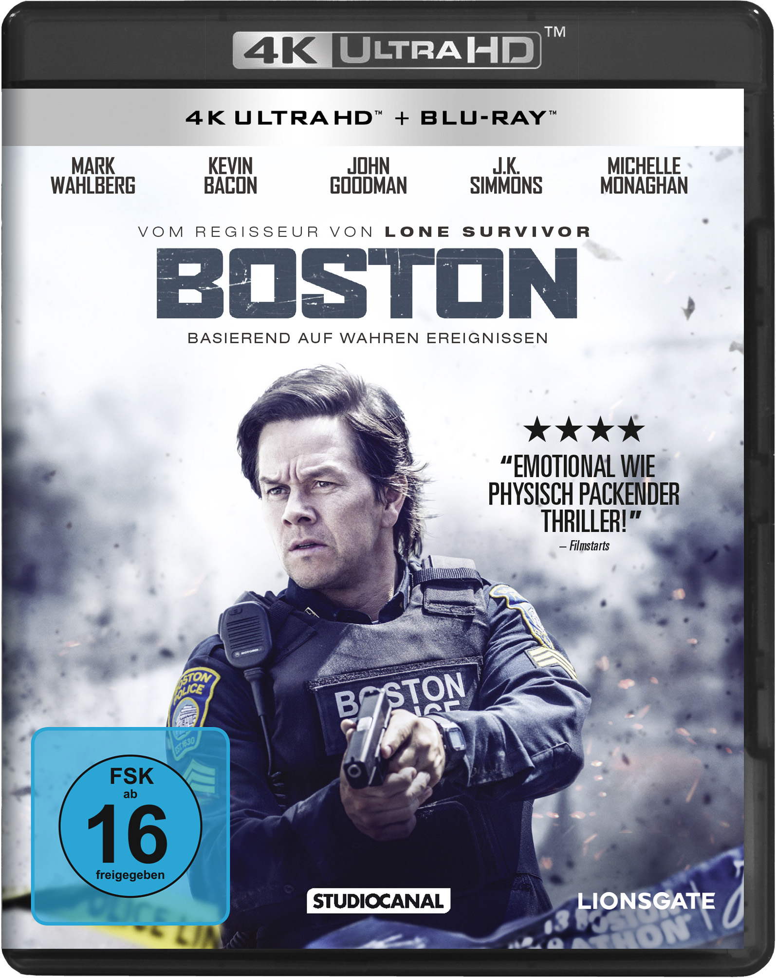 Boston (4K Ultra HD+Blu-ray) Erwachsener, Männlich, Mann, Person, Text