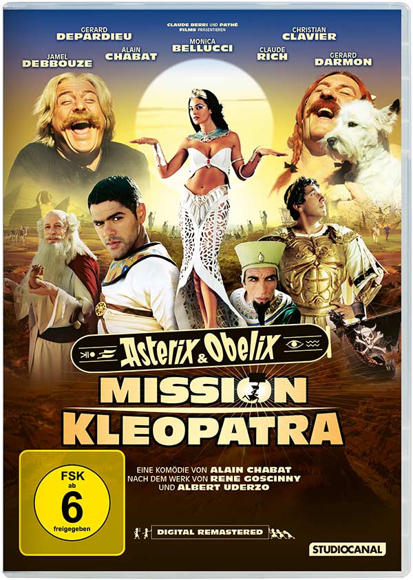 Asterix & Obelix - Mission Kleopatra - Digital Remastered (DVD) Cover Asterix & Obelix - Mission Kleopatra - Digital Remastered (DVD) Cover
