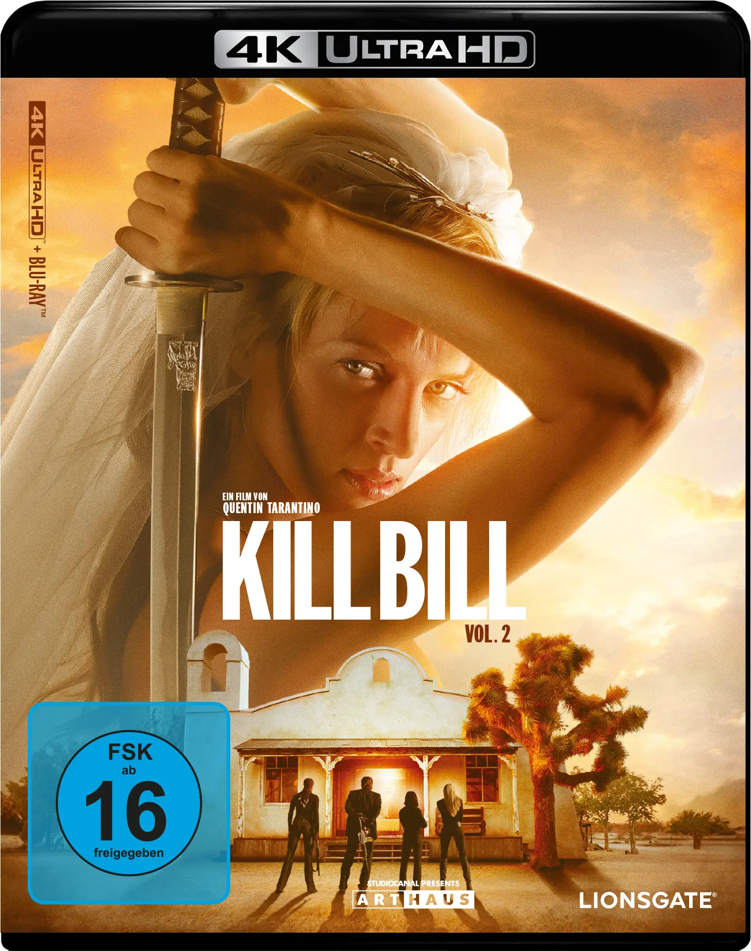 Kill Bill - Volume 2 (4K-UHD + Blu-ray) Cover