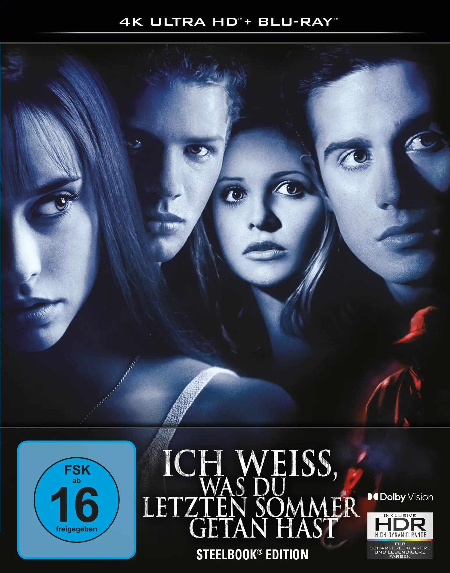 Ich weiß, was du letzten Sommer getan hast (1997) (Limitiertes Steelbook, 4K-UHD+Blu-ray) Cover Ich weiß, was du letzten Sommer getan hast (1997) (Limitiertes Steelbook, 4K-UHD+Blu-ray) Cover