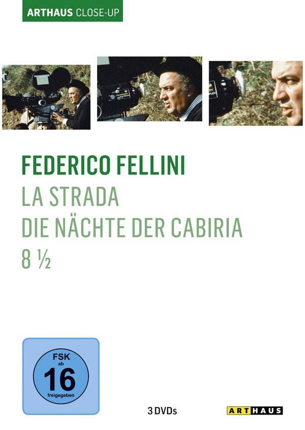 Federico Fellini-Arthaus Close-Up (3 DVDs) Cover Federico Fellini-Arthaus Close-Up (3 DVDs) Cover