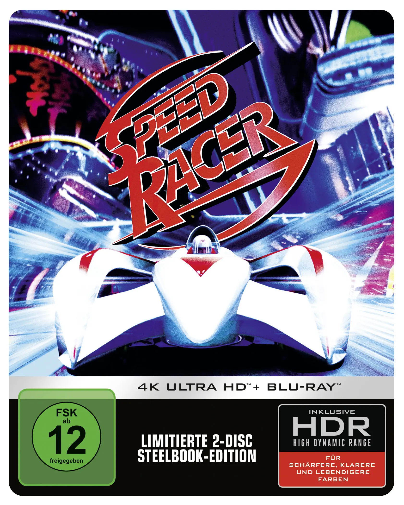 Speed Racer (Steelbook, 4K-UHD+Blu-ray)