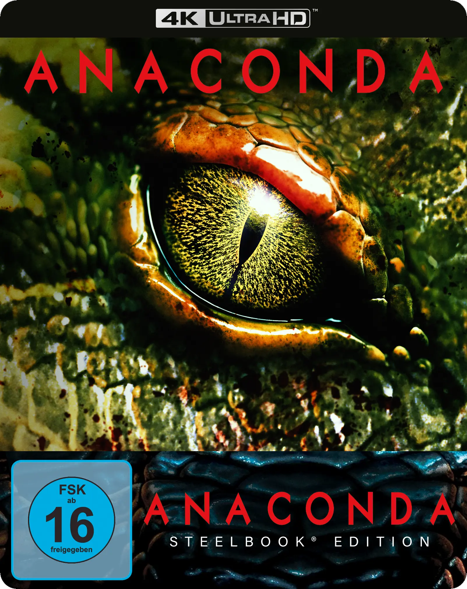 Anaconda (Limitiertes Steelbook, 4K-UHD + Blu-ray) Cover Anaconda (Limitiertes Steelbook, 4K-UHD + Blu-ray) Cover