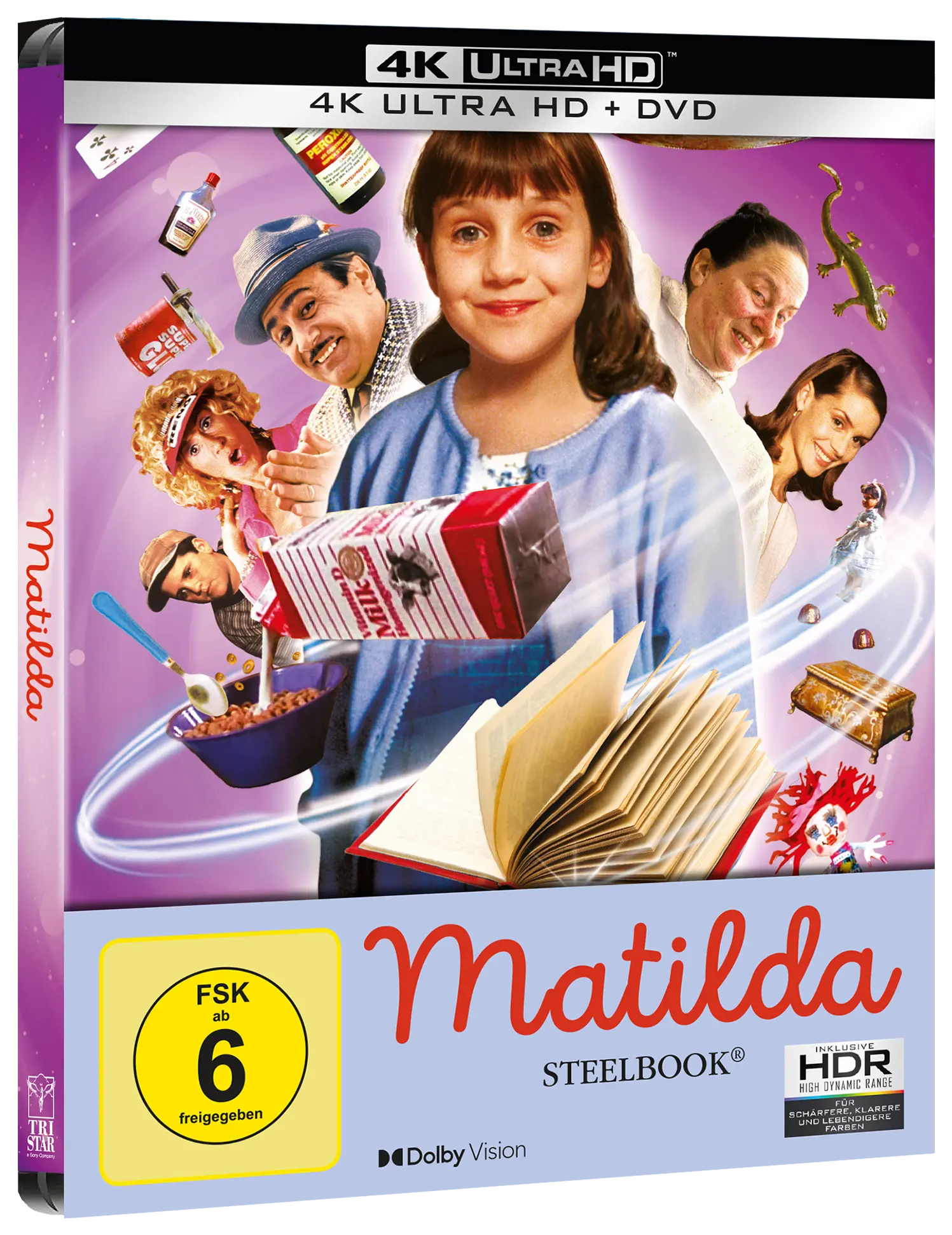 Matilda (Limitiertes Steelbook, 4K-UHD+DVD)