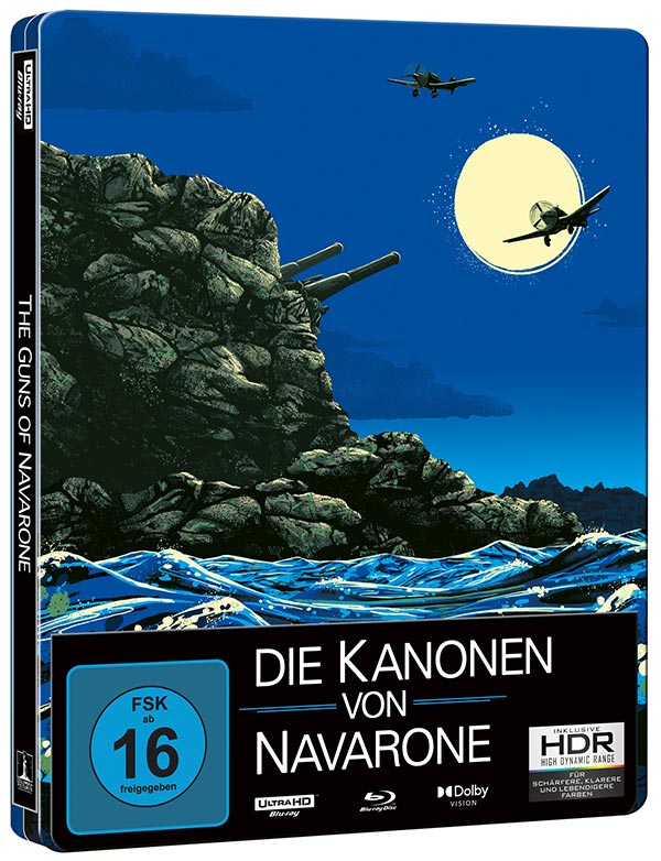 Die Kanonen von Navarone (Remastered) (Steelbook, 4K-UHD+Blu-ray) Die Kanonen von Navarone (Remastered) (Steelbook, 4K-UHD+Blu-ray)