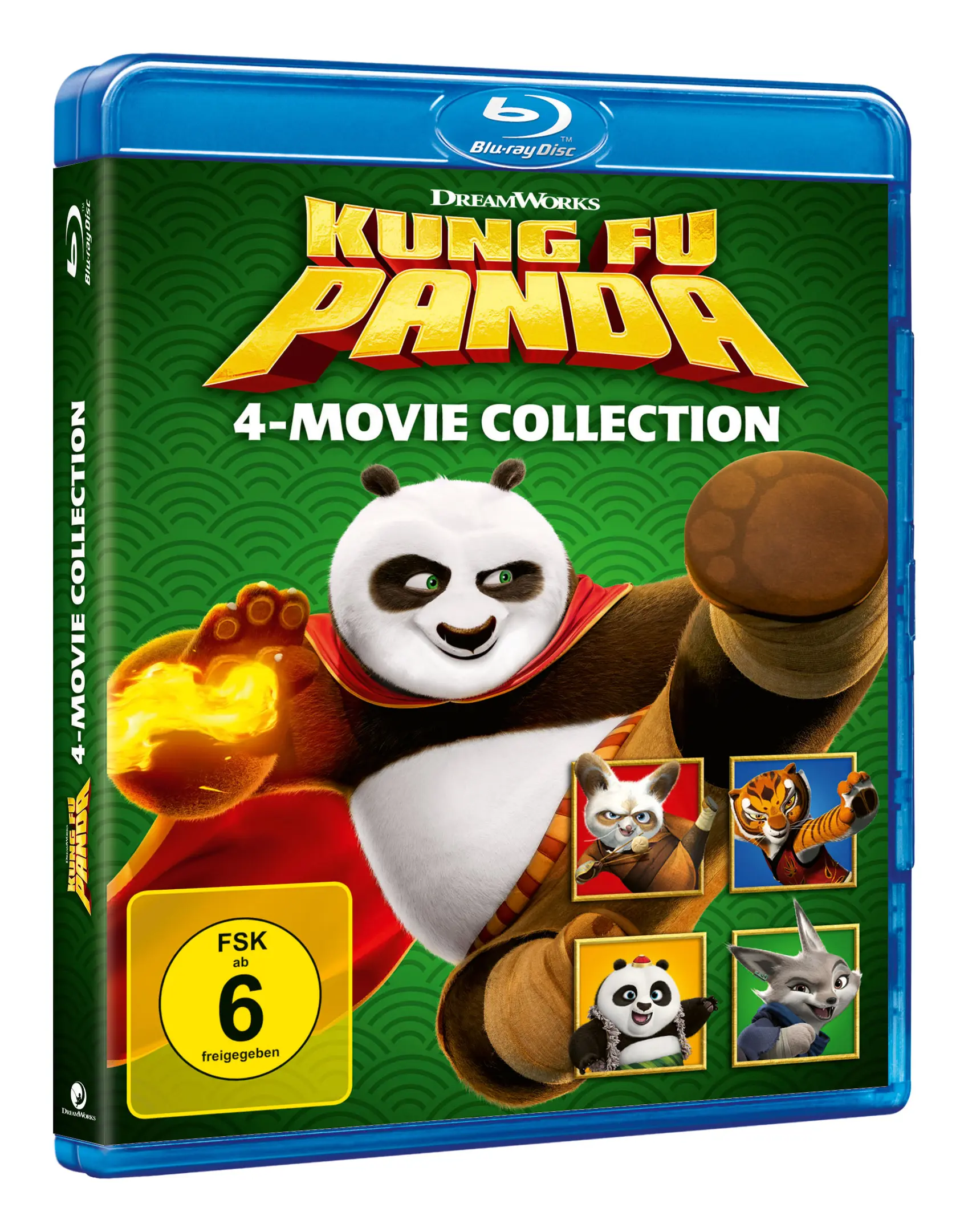 Kung Fu Panda 1-4 Box Set (Blu-ray)