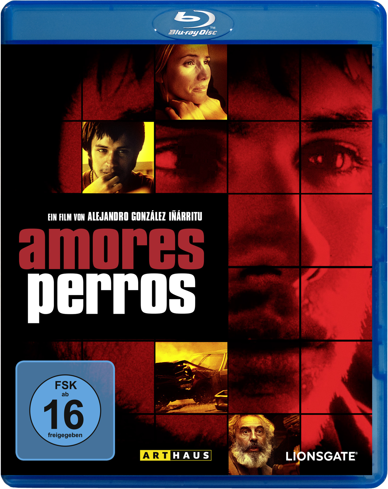 Amores Perros (Blu-ray) Cover Person, Erwachsener, Männlich, Mann, Gesicht