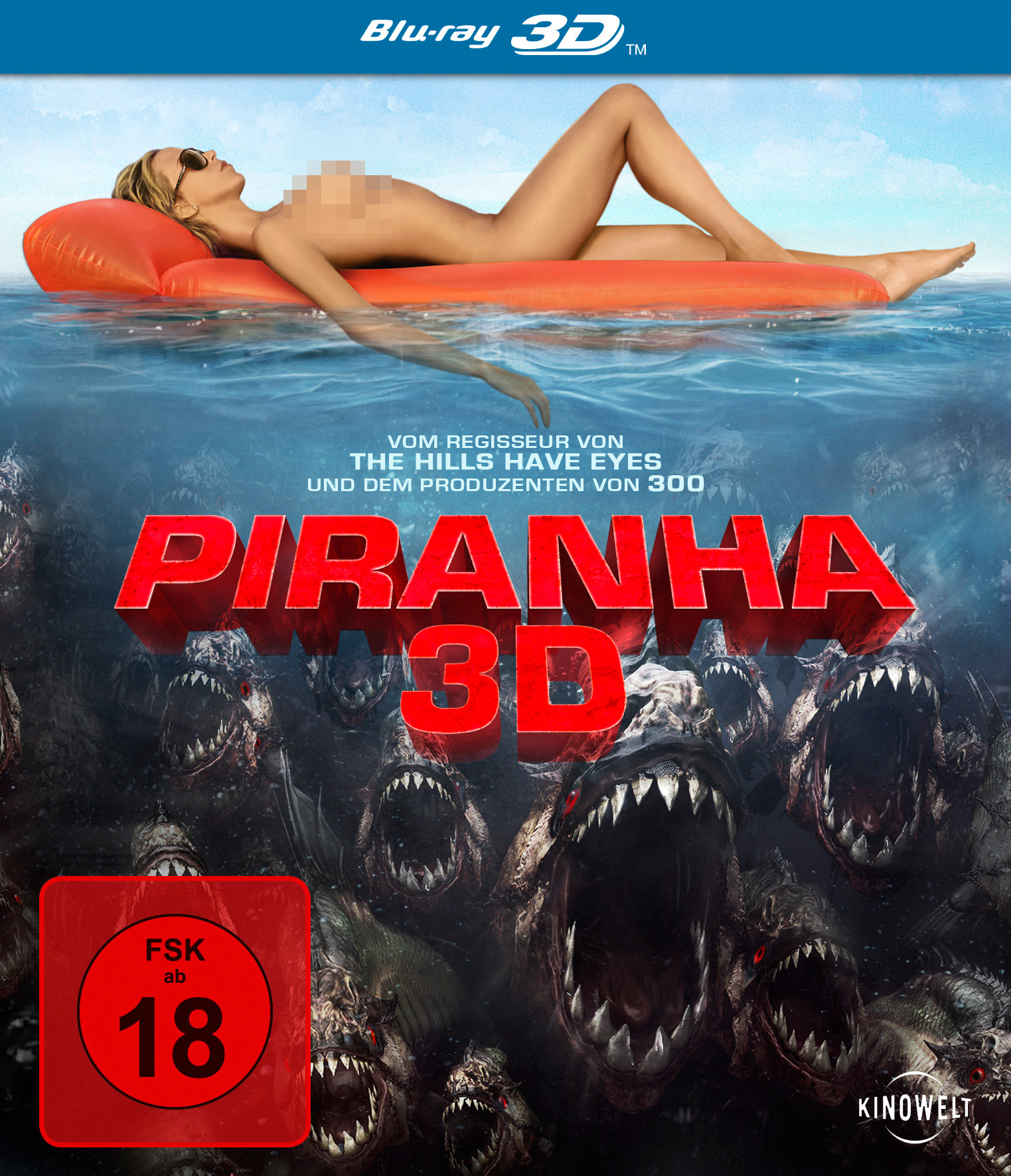 Piranha (3D Blu-ray) Person, Schwimmen, Erwachsener, Weiblich, Frau