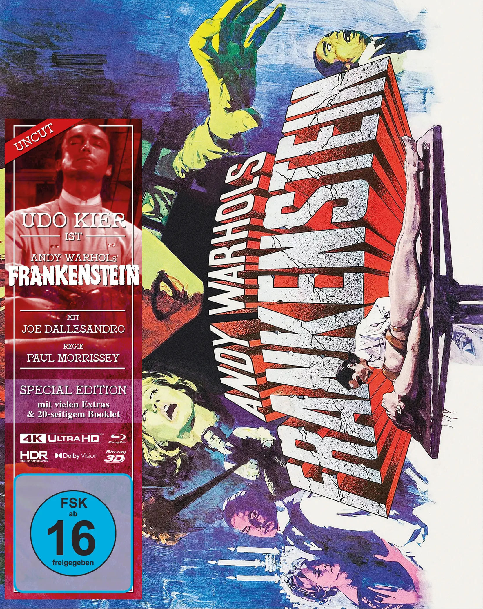 Andy Warhols Frankenstein (Mediabook A, 4K-UHD+2 Blu-rays) Cover Andy Warhols Frankenstein (Mediabook A, 4K-UHD+2 Blu-rays) Cover