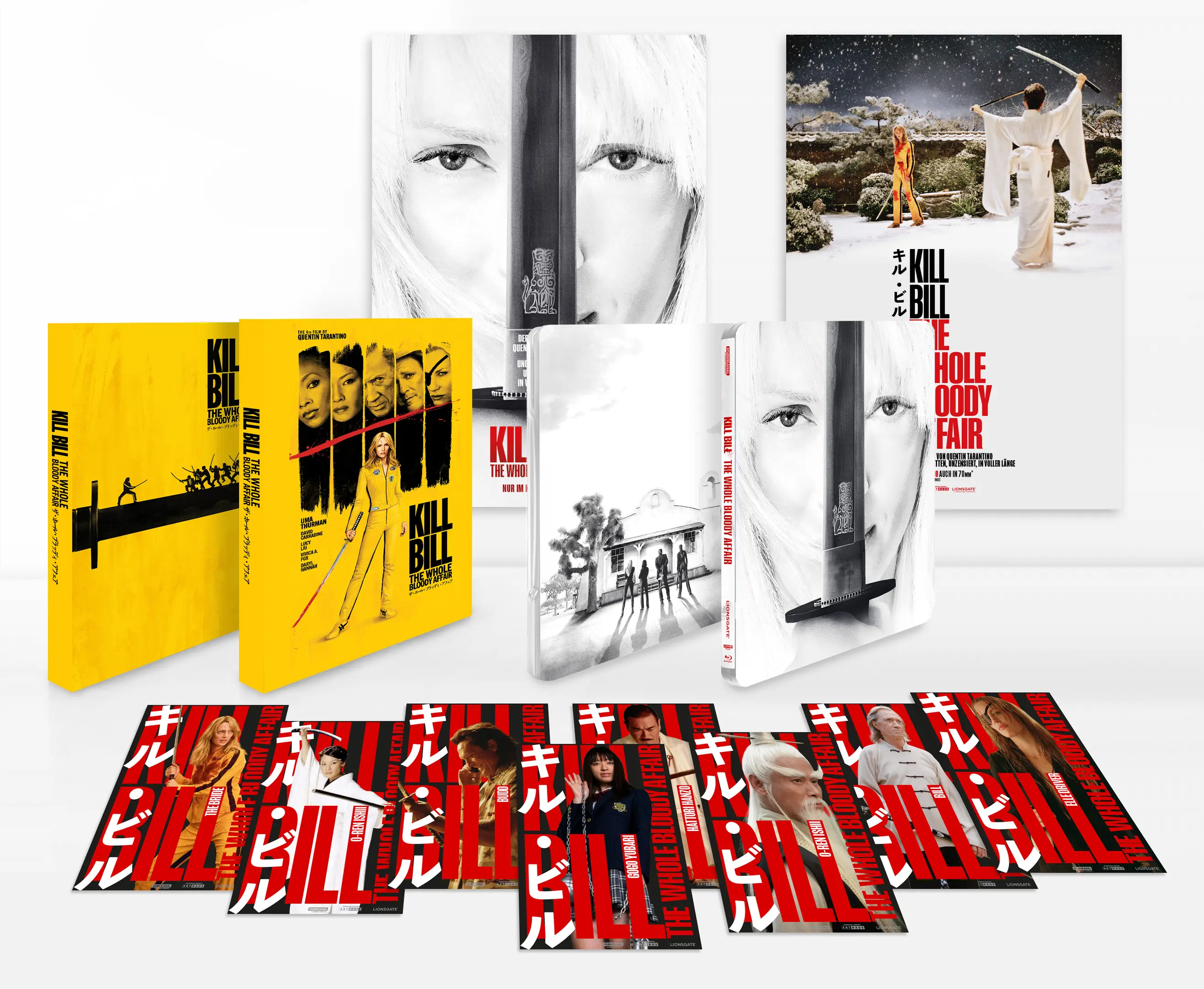 Kill Bill: The Whole Bloody Affair (Collectors Steelbook Edition, 2 4K-UHDs+2 Blu-rays) (Shop)