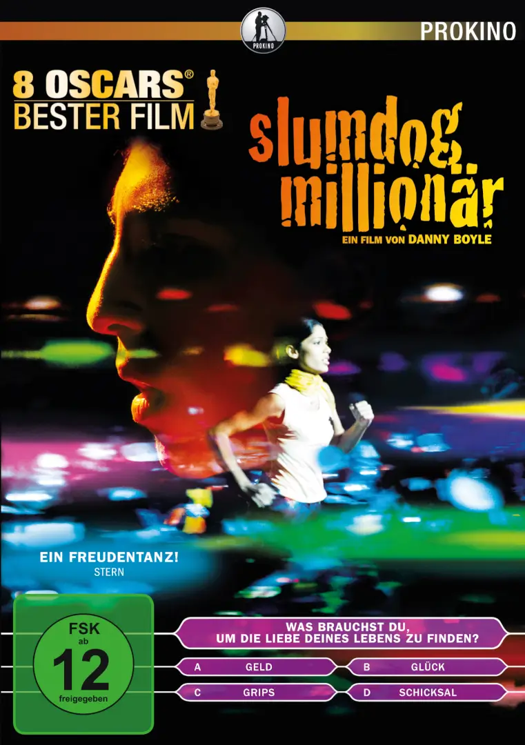 Slumdog Millionär (DVD) Cover Slumdog Millionär (DVD) Cover