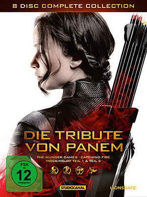 Die Tribute von Panem - Complete Collection (8 DVDs) Cover Die Tribute von Panem - Complete Collection (8 DVDs) Cover