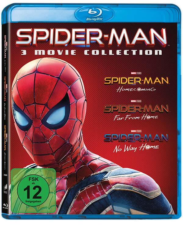 Spider-Man: Homecoming, Far From Home, No Way Home (3 Blu-rays) Spider-Man: Homecoming, Far From Home, No Way Home (3 Blu-rays)