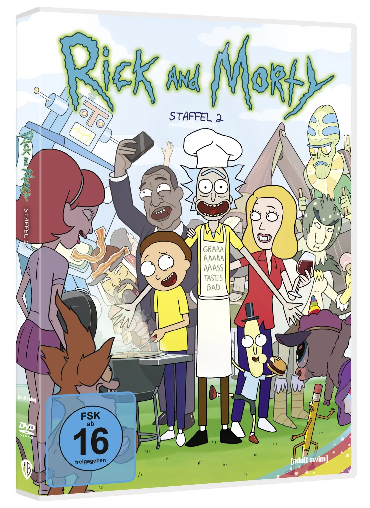 Rick and Morty (Uncensored): Die komplette 2. Staffel (DVD)