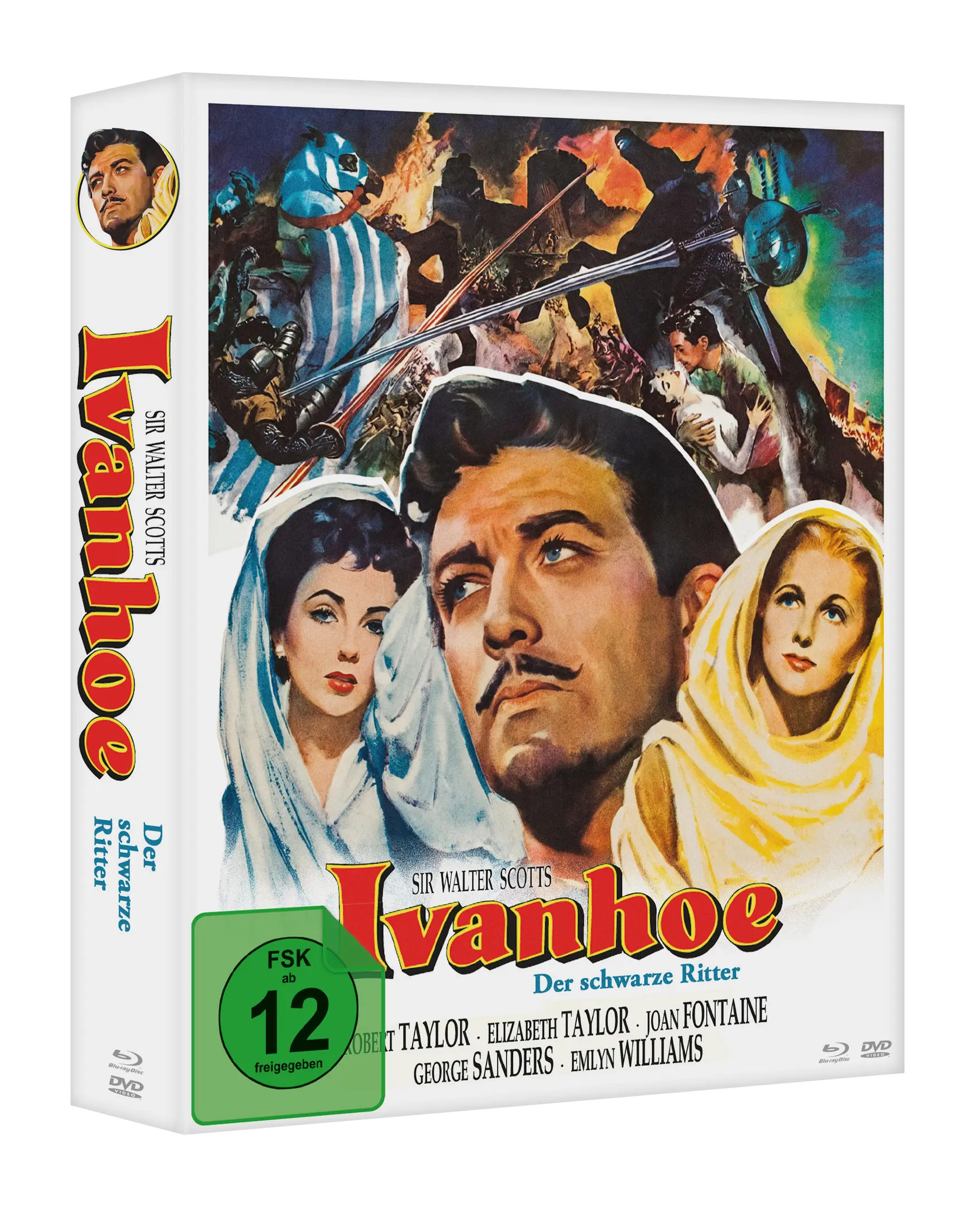 Ivanhoe - Der schwarze Ritter (Digipack, Blu-ray+DVD) Ivanhoe - Der schwarze Ritter (Digipack, Blu-ray+DVD)