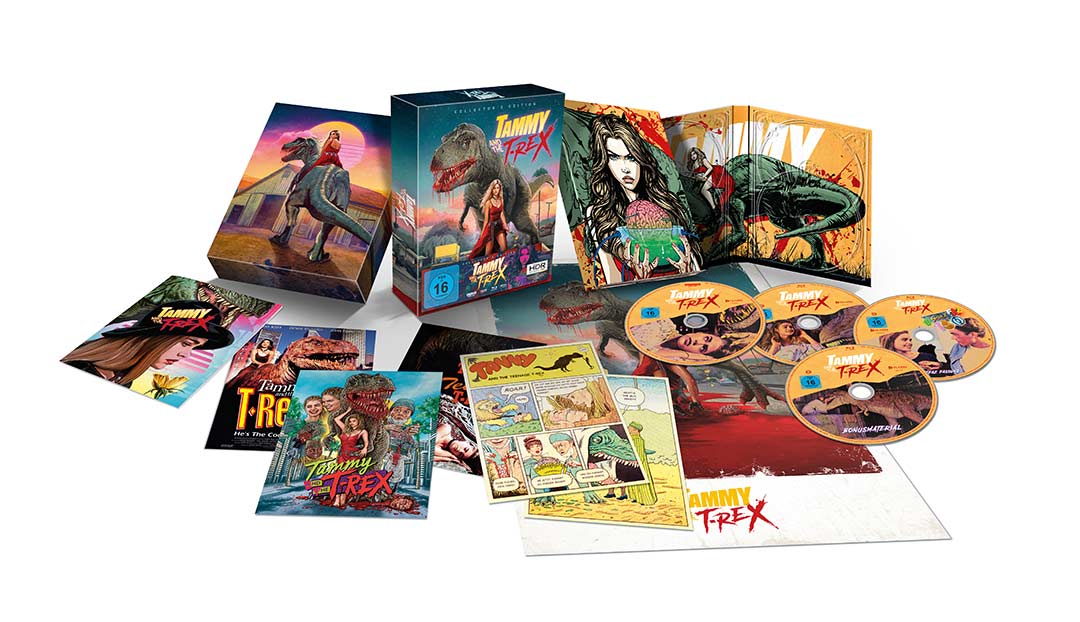 Tammy and the T-Rex (Special Edition, 4K-UHD, 3 Blu-rays) (Shop exkl.) Buch, Veröffentlichung, Comics, Person, Gemälde