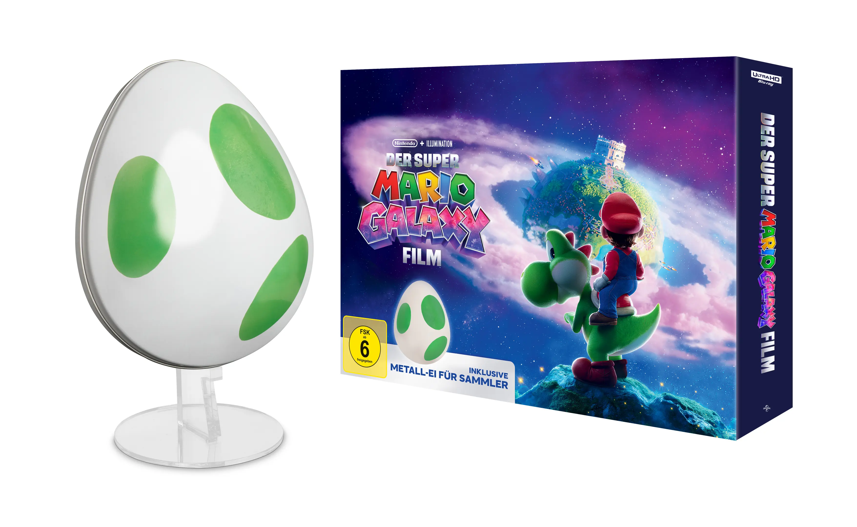 Der Super Mario Galaxy Film (Yoshi-Ei-Collector's Edition, 4K-UHD+Blu-ray)(Exkl. Shop)