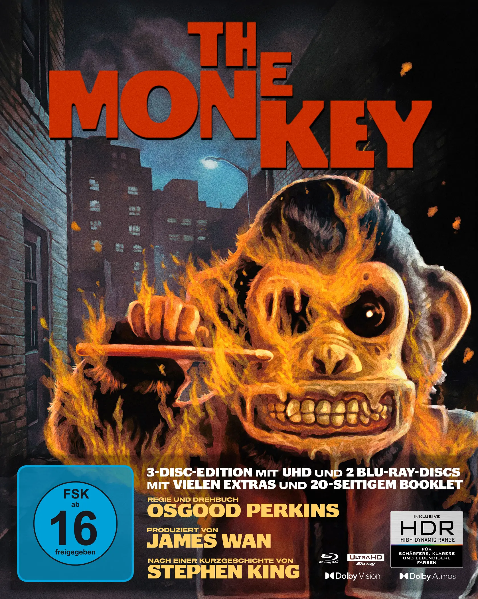 The Monkey (Mediabook, 4K-UHD+2 Blu-rays) The Monkey (Mediabook, 4K-UHD+2 Blu-rays)